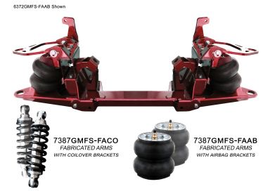 '73-'87 Chevy C-10 Front Suspension - Front Suspension w/Fabricated Arms & Coilover Brackets